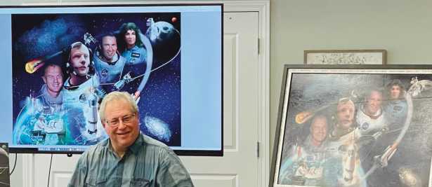 Artist Bill Hinsch brings paintings to Waterford at Levis Commons