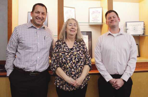 Joining the Penta Career Center board of education are, from left, new board members Kris Campbell of Perrysburg Schools; Peggy Thompson, representing Bowling Green City Schools, and Ross Stambaugh of the Northwest Ohio Educational Service Center. All three are serving terms that expire December 31, 2026.