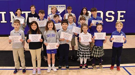 St. Rose recognizes Students of the Month