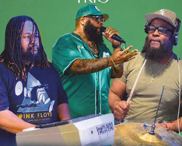 Band members are, from left, Armoné Blakely, Corey (Big C) Coley and Keith Ransey Jr.