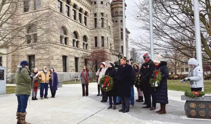 Wreaths Across America Day ceremony