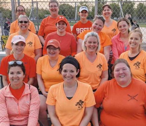Pictured are players from the 2021 orange team.