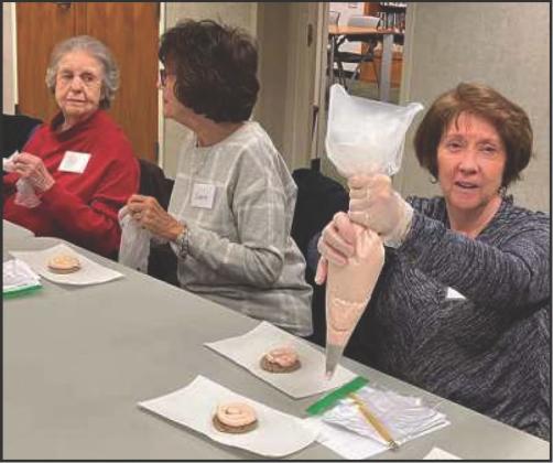 From left: Helen Haas, Diana Oliver and Janice Strickland.