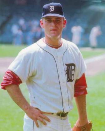 Detroit Tiger pitching great Denny McLain at Way Library, June 1
