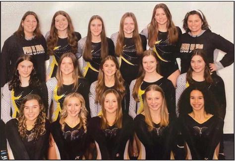 The Perrysburg High School gymnastics team.