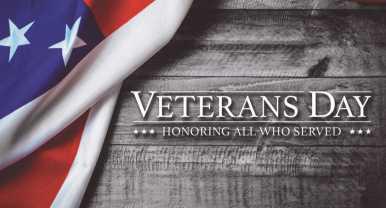 Veterans Day closings