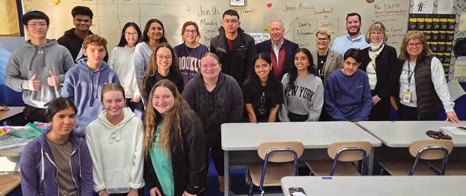Members of Perrysburg Rotary and Interact Club.