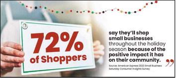 Many reasons to support Small Business Saturday