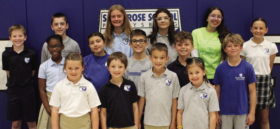 St. Rose announces May Students of the Month