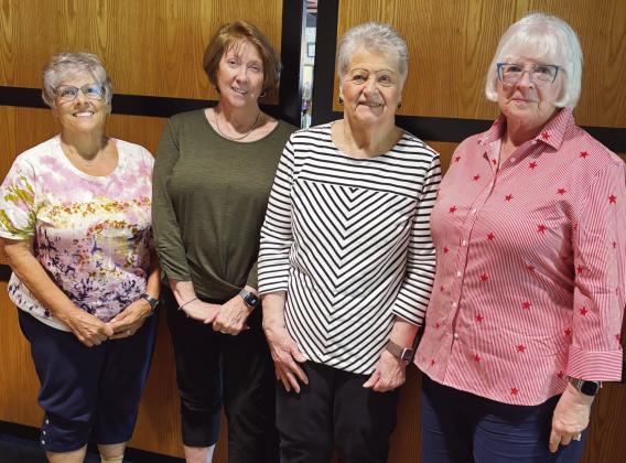From left: Vice President Darlene Limmer, Secretary Janice Strickland, President Dee Kroger and Treasurer Cher Johnson.