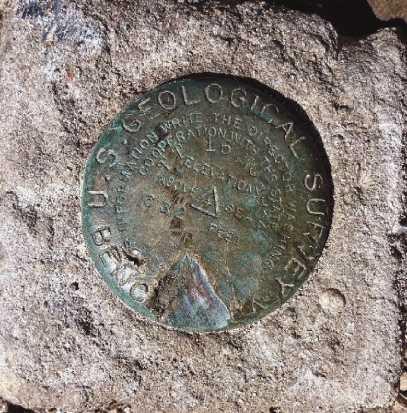 National Geodetic Survey Benchmark TT WO 16