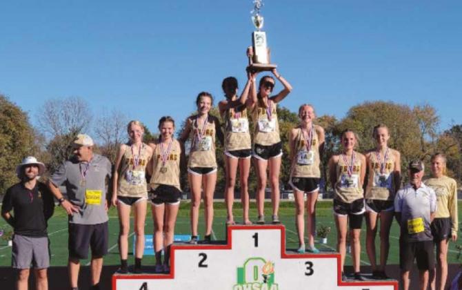 PHS girls cross country team wins state championship