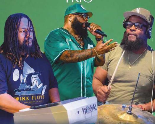 Band members are, from left, Armoné Blakely, Corey (Big C) Coley and Keith Ransey Jr.
