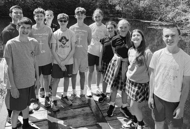 St. Rose students take field trip to Castalia Trout Hatchery