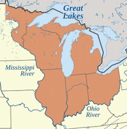 Northwest Ordinance of 1787 established blueprint of five future states, triggering the Northwest Indian War.