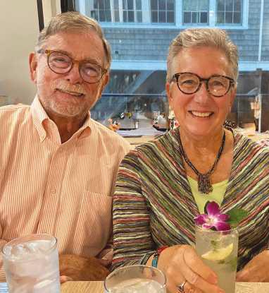 Jeffrey and Susan Smith celebrating 55th anniversary
