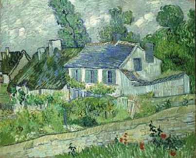 Vincent van Gogh, Houses at Auvers (1890), oil on canvas, purchased with funds from the Libbey Endowment, Gift of Edward Drummond Libbey. Photo: Toledo Museum of Art