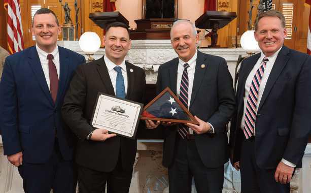 State Rep. Haraz Ghanbari promoted to commander in the U.S. Navy