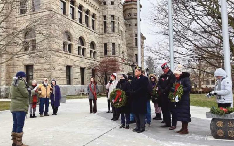 Wreaths Across America Day ceremony
