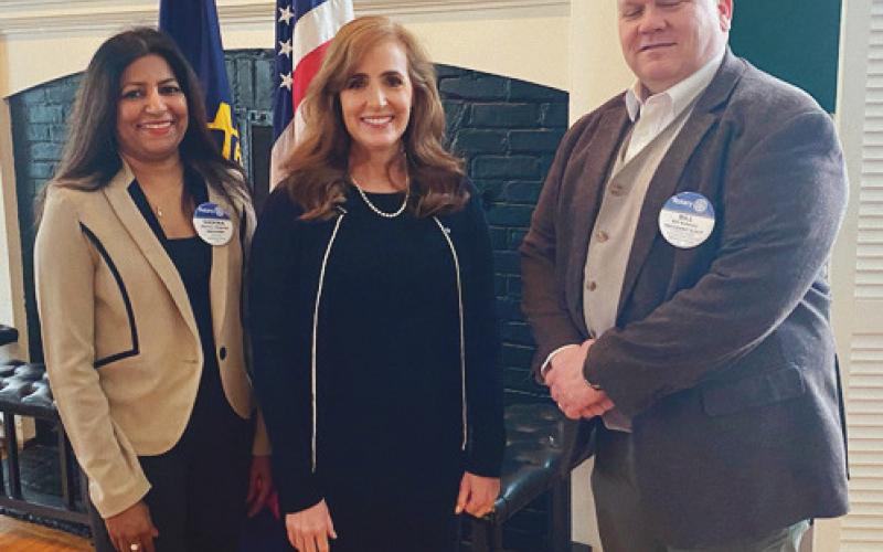 Gavarone addresses Rotary Club