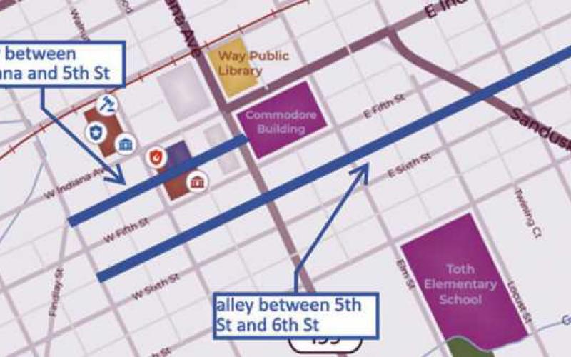 Waterline and sanitary sewer improvements underway downtown