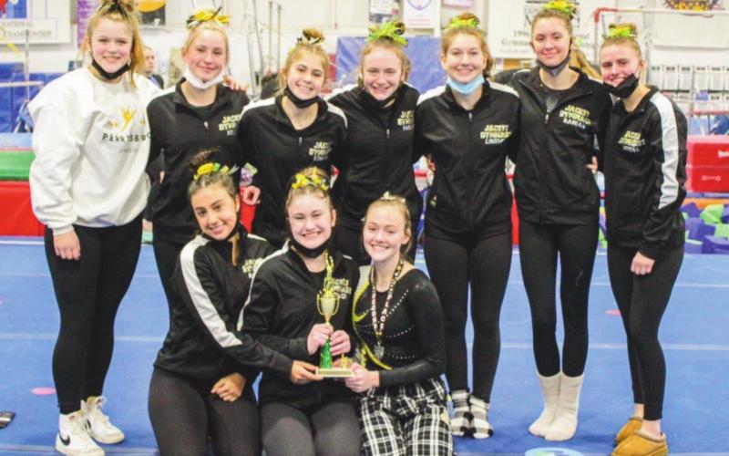 PHS gymnasts take first at Noah Ninjas Destroying Duchene gymnastics meet