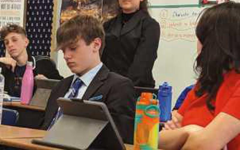 Saint Rose students partake in mock trial
