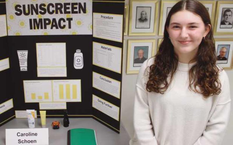 St. Rose Catholic School eighth graders compete in science fair