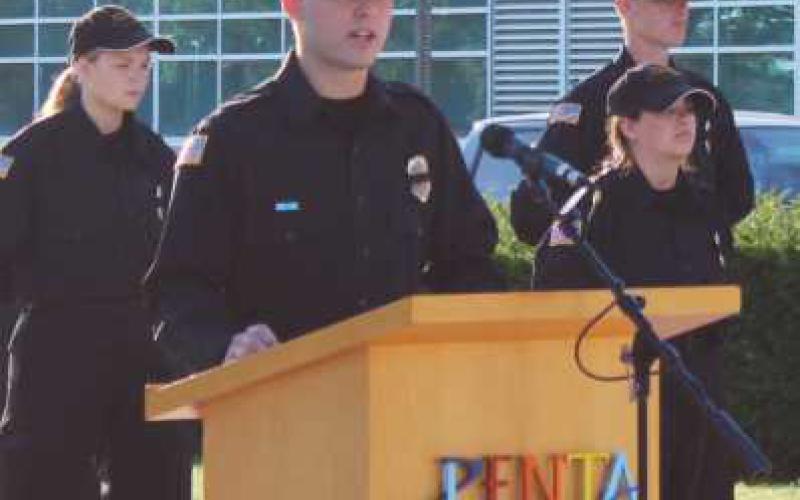 Penta fire and criminal justice students remember sacrifice of first responders on September 11