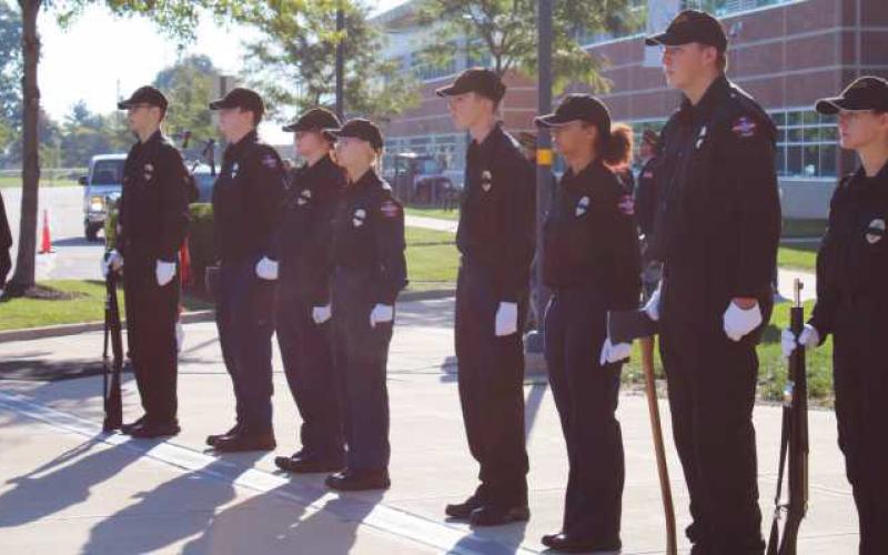 Penta fire and criminal justice students remember sacrifice of first responders on September 11