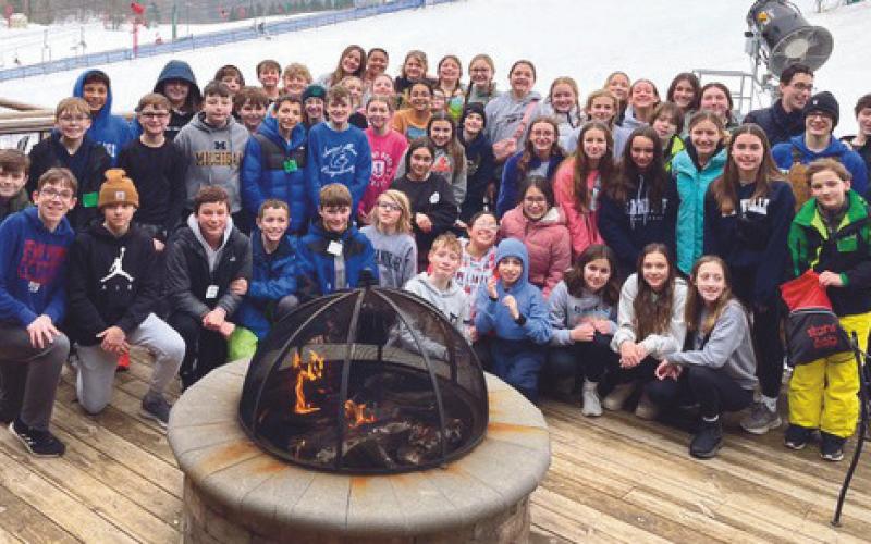 St. Rose Middle School students enjoy ski trip