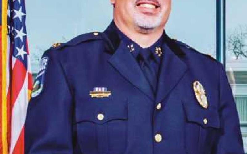 Chief Patrick Jones at the graduation ceremony.