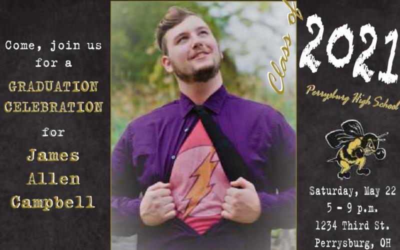 A sample of the front of the postcard is shown above, and the back is shown below. Up to eight photos can be used, and a variety of colors can be chosen.