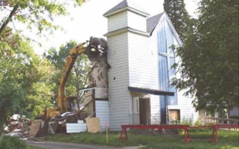 Maranantha Chapel demolition–June 2009