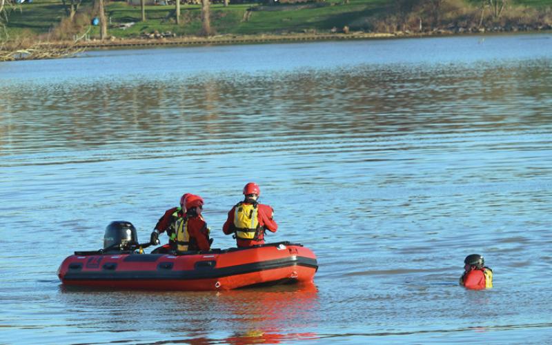 City fire division conducts drills in water rescue