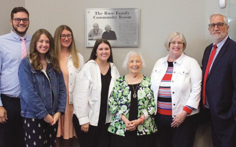 Buckeye State Bank dedicates community room to a founder in special ceremony