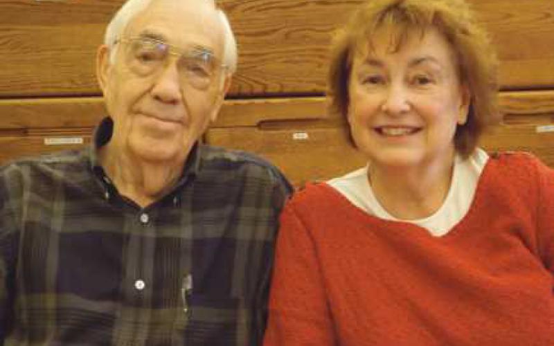 Jones with his niece, Theresa Smith.