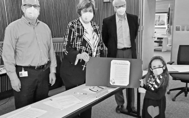 Wood County commissioners recognize Congenital Heart Defect Awareness Week