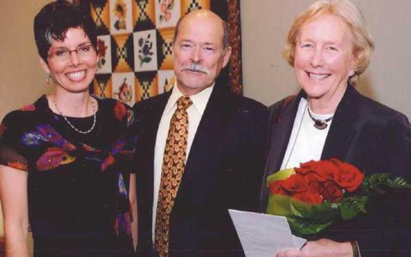 Mrs. Seibenick, founding Virginia Clifford. director Bob Sterling and founding executive director
