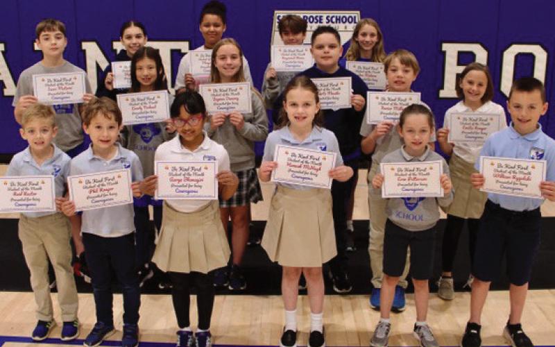 St. Rose recognizes April Students of the Month