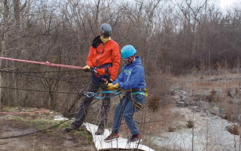 Over the edge with Wood County Park District