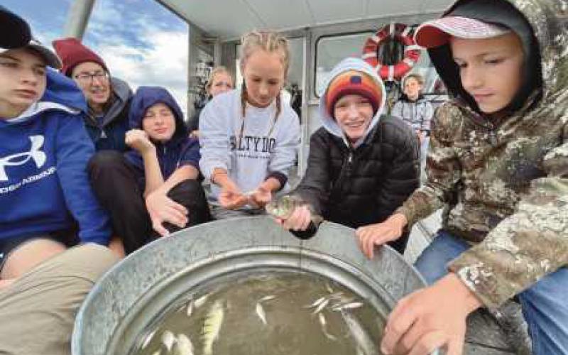 St. Rose seventh graders visit OSU Stone Lab