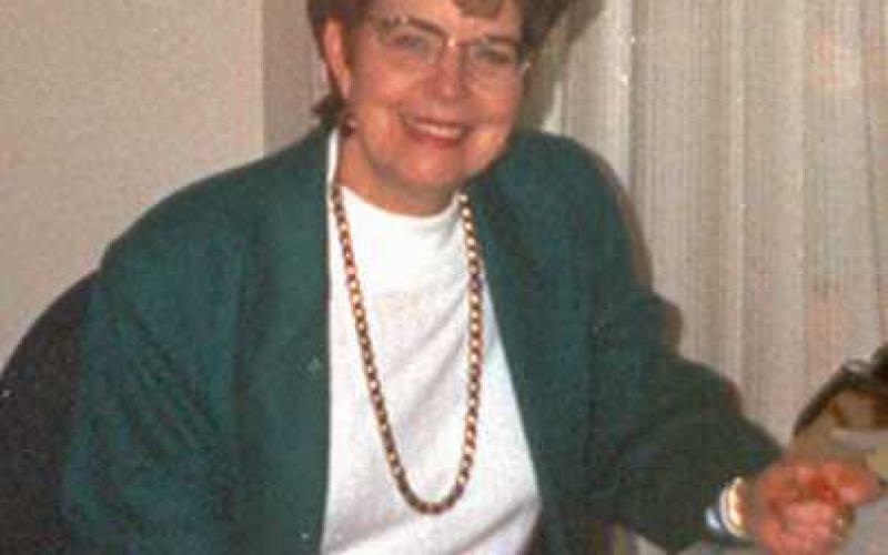 Nancy Kelley, about 2005, when she was director of the library.