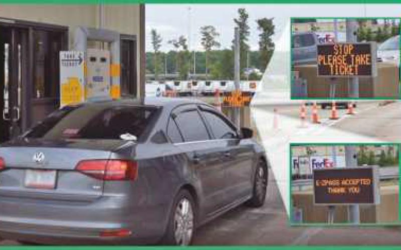 Patron Dynamic Message Signs are being installed to help motorists adjust to the new collection system.