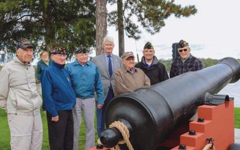 Replica USS Constitution cannons re-dedicated