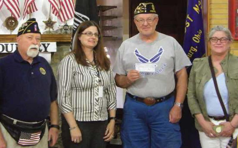 Legion Post 28 donates thousands to the Cocoon, Perrysburg Heights