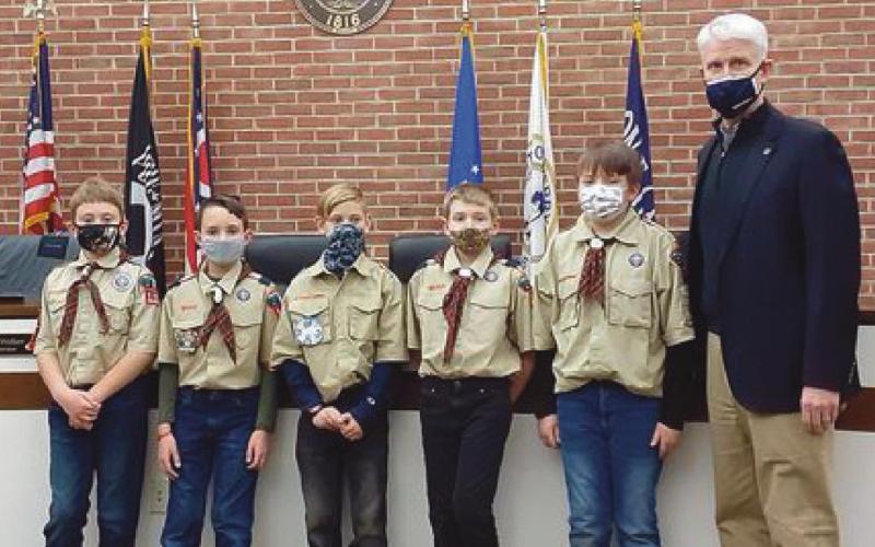 Mayor, police and fire divisions help Space Cobra Patrol with ‘Building a Better World’ requirement