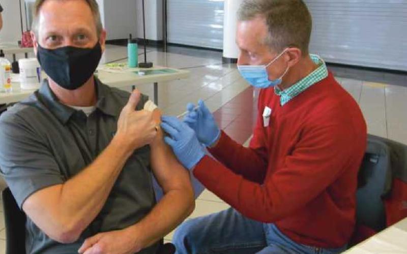 Penta Career Center staff receive vaccinations