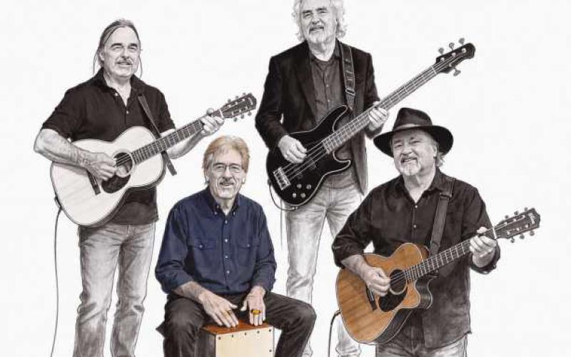 Band members are, from left: Derrick Hudson, Lyle Diefenthaler, Mark Elder and Matt Meeker.