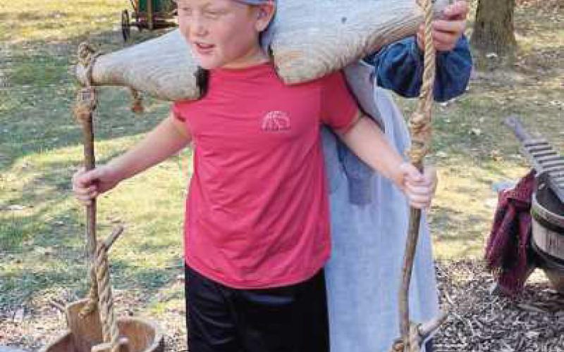 Saint Rose third graders experience hands-on learning at Sauder Village